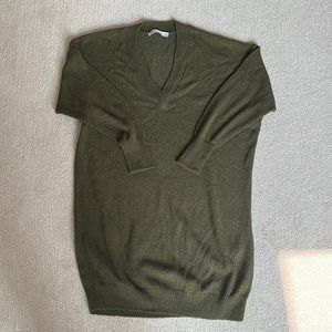 Zara olive colored sweater